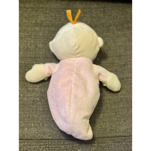 Manhattan Toy Plush Doll Sweet Pea Pod Baby Lovey 3 Piece Green Pink With Tags - Picture 3 of 7
